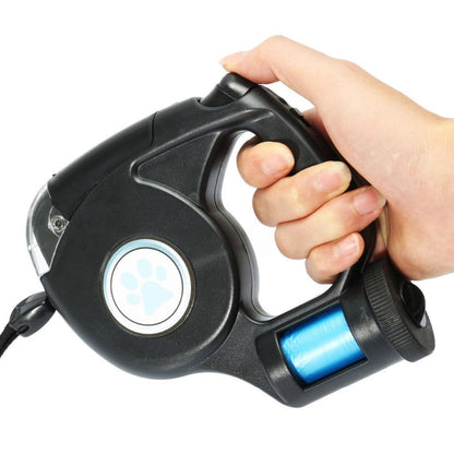LED Retractable Dog Leash